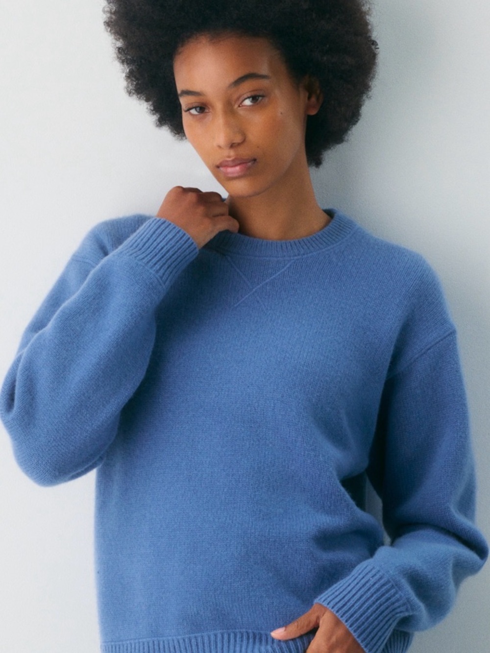 Aritzia TNA Finney crewneck wool sweater